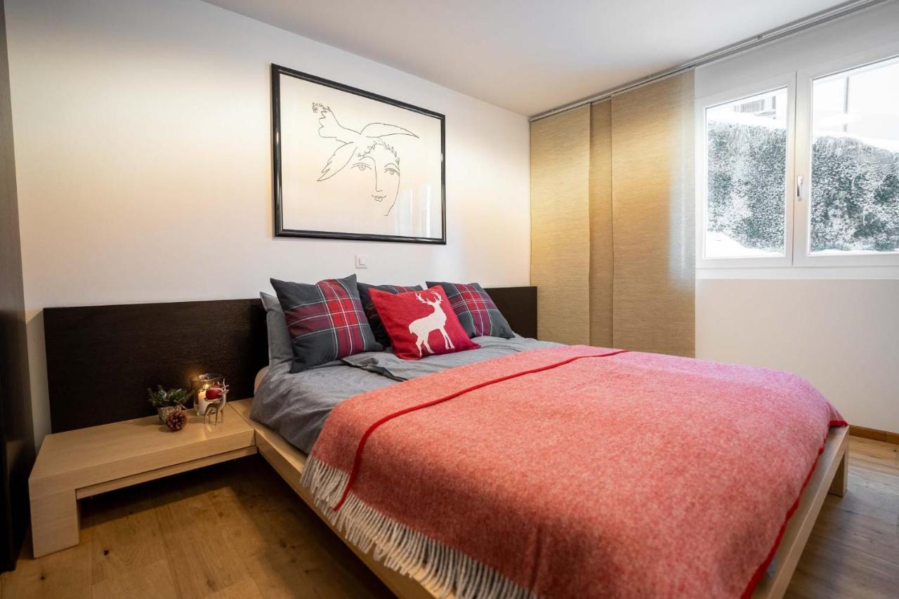 Modern Apartment With Matterhorn View เซอร์แมท ภายนอก รูปภาพ